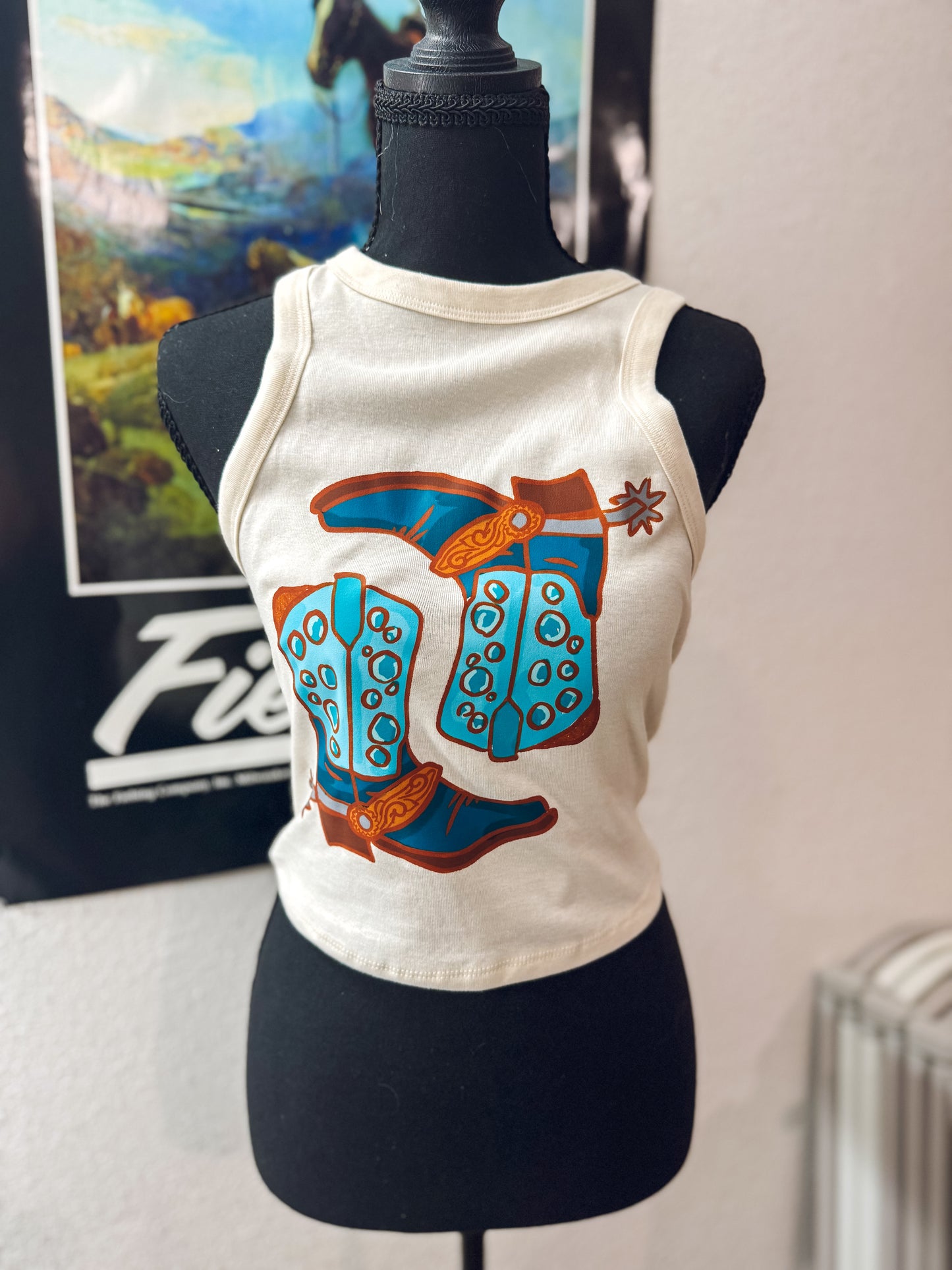 Bubble Boots Tank (Natural)