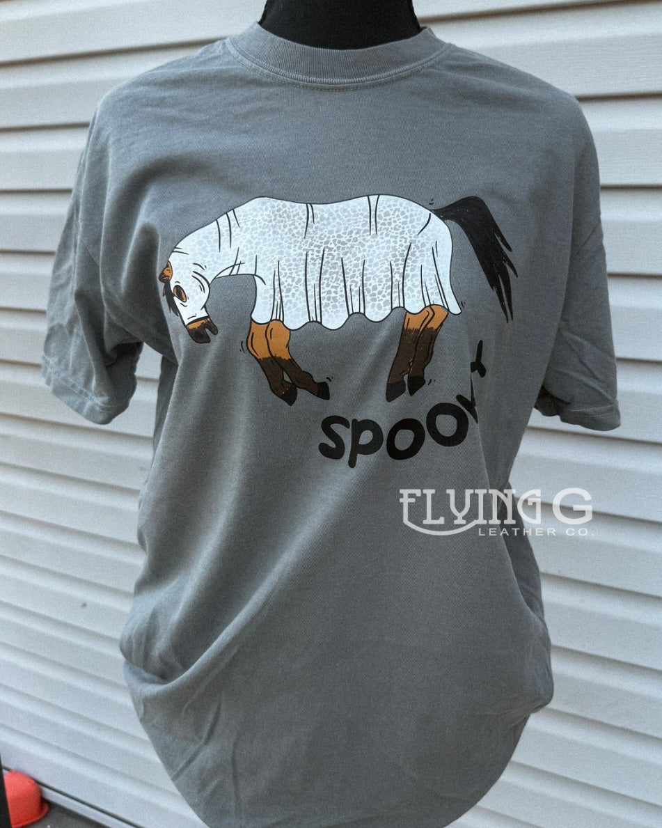 Spooky Bucker Tee (Gray)