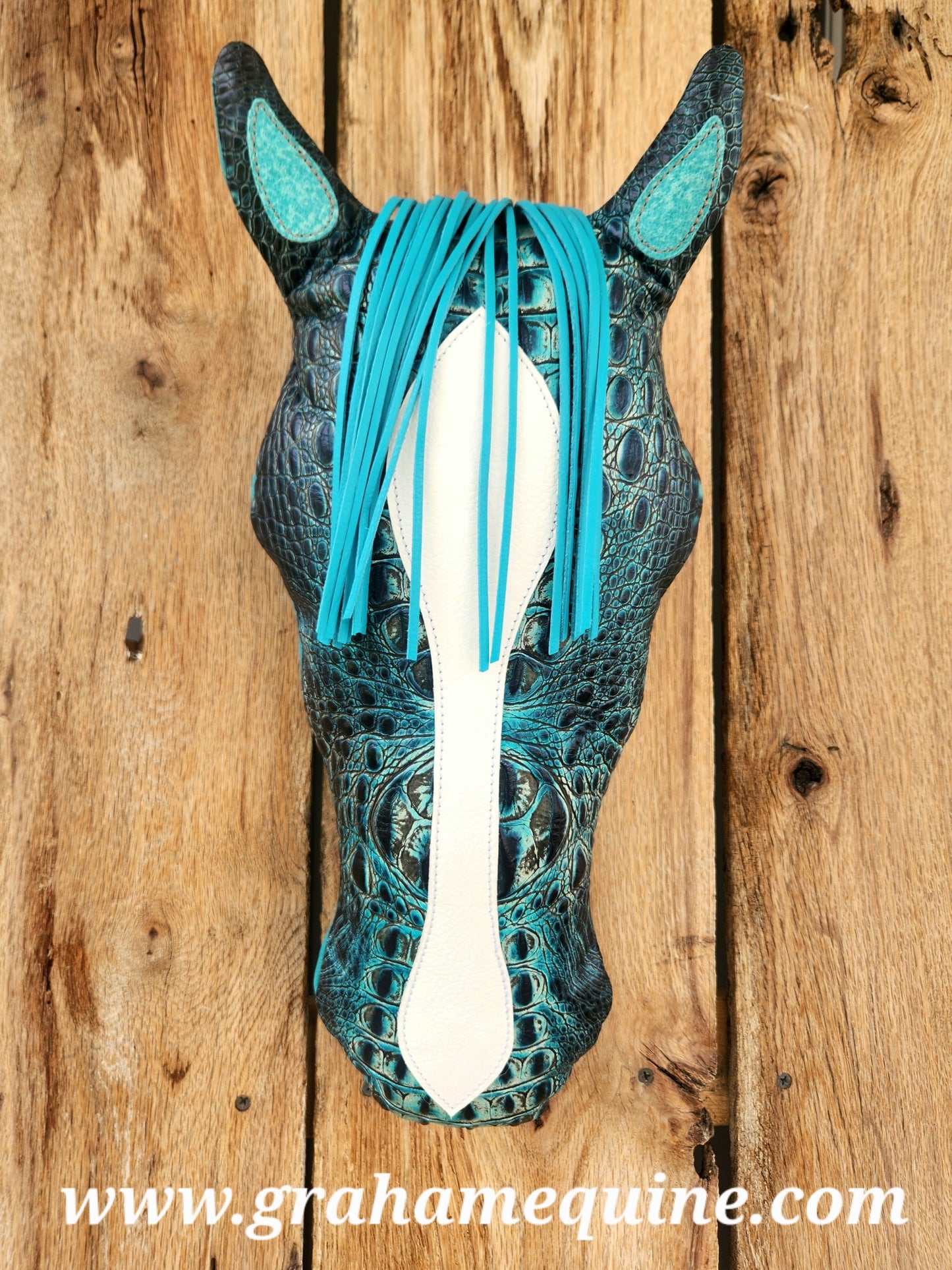 Pony Pillow Turquoise