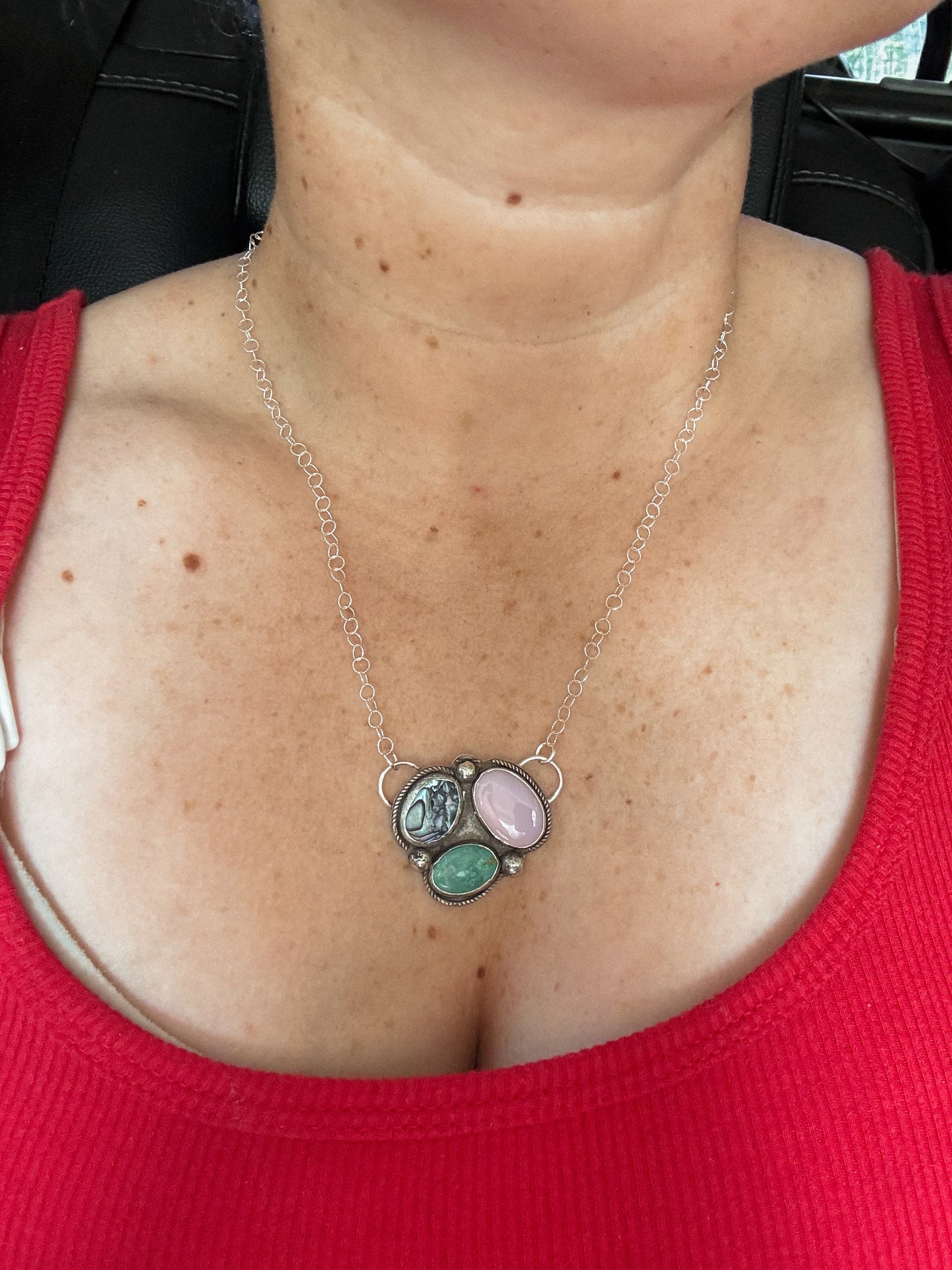 Cluster Necklace 16”