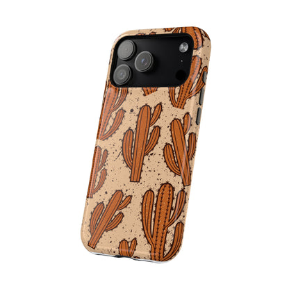 Cactus Pattern Magnetic Impact Phone Case — Shockproof Desert Design