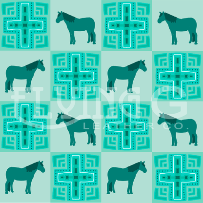 Blues Hues Seamless Pattern