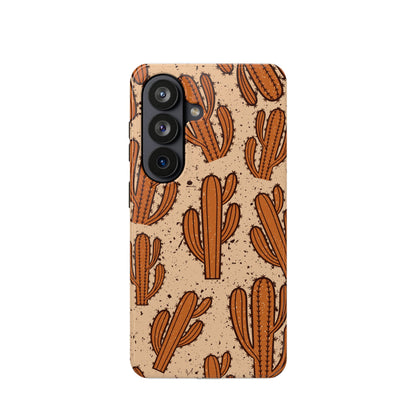 Cactus Pattern Magnetic Impact Phone Case — Shockproof Desert Design