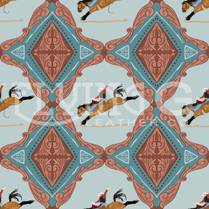 Buckskin & Diamonds Seamless Pattern