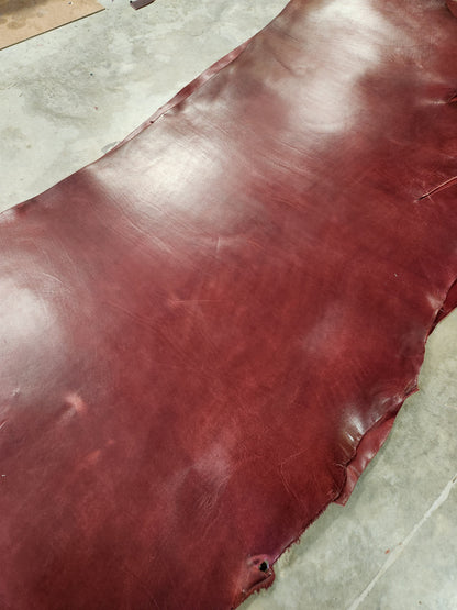 Burgundy Latigo Saddle Strings (Pair)