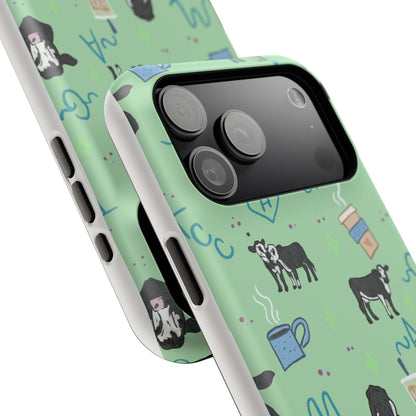 Cow & Coffee Magnetic Phone Case