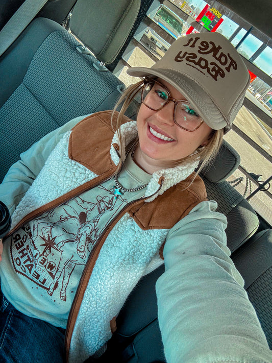 Vegas Bucker Sketch Crew (Tan)