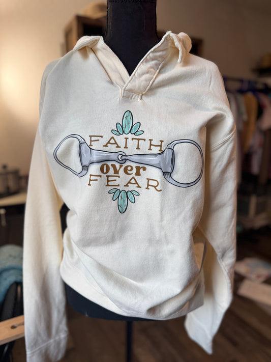 Faith Over Fear Snaffle Bit Crewneck (Premium)