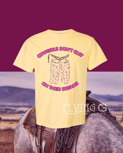 Cowgirl Dreams Tee (Butter Yellow)