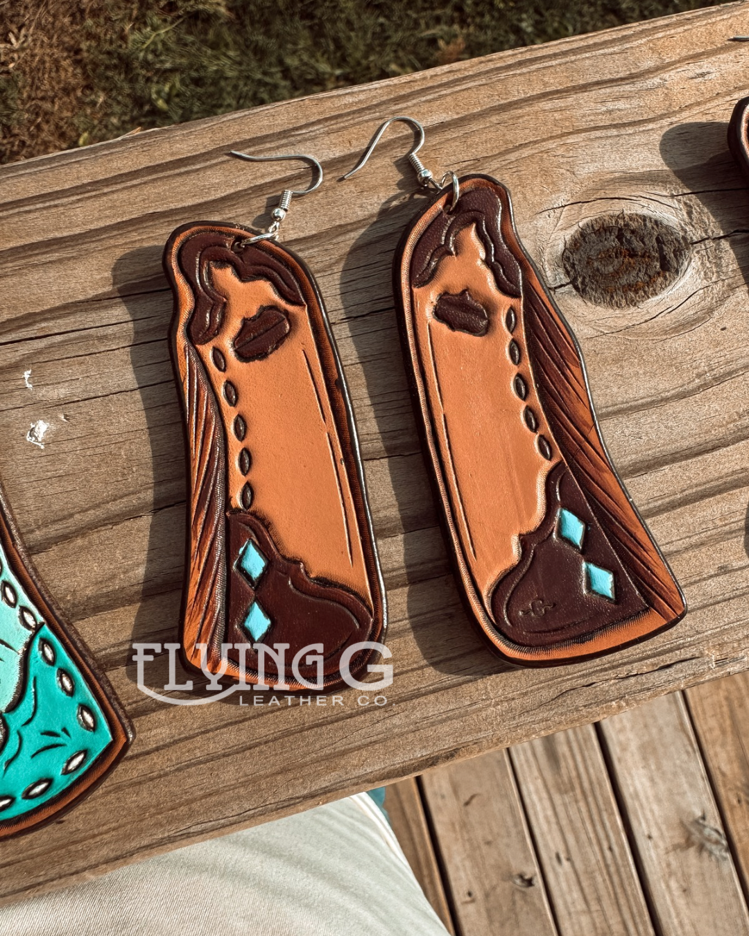 *PRE ORDER* Funky Cowgirl Earrings - Chaps