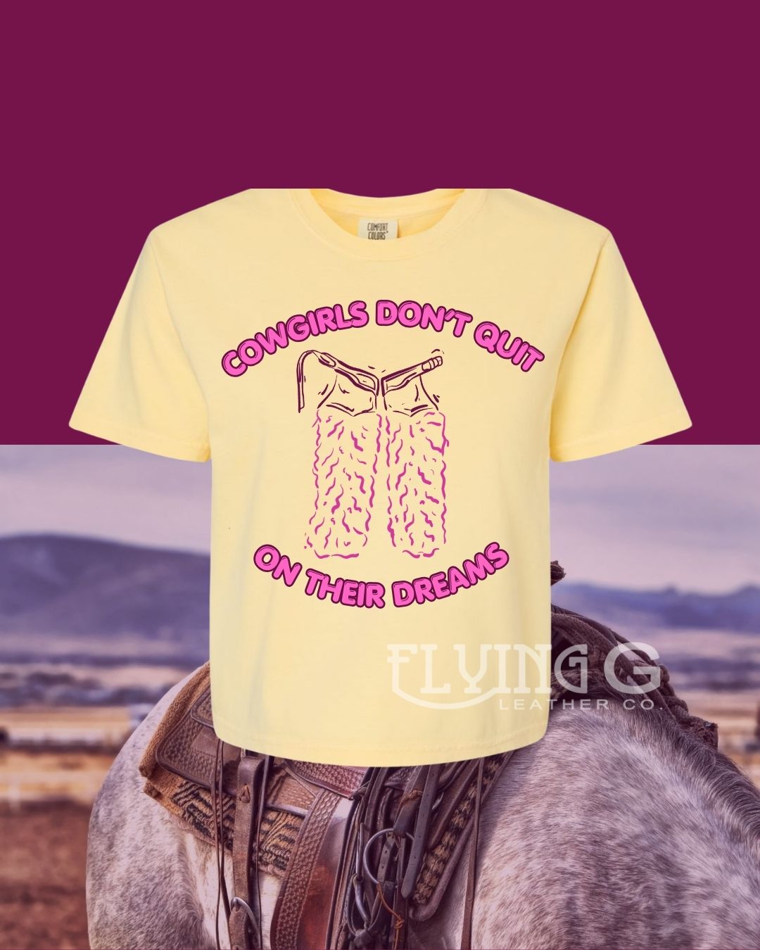 Cowgirl Dreams Tee (Butter Yellow)