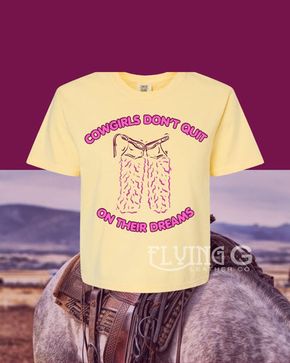 Cowgirl Dreams Tee (Butter Yellow)