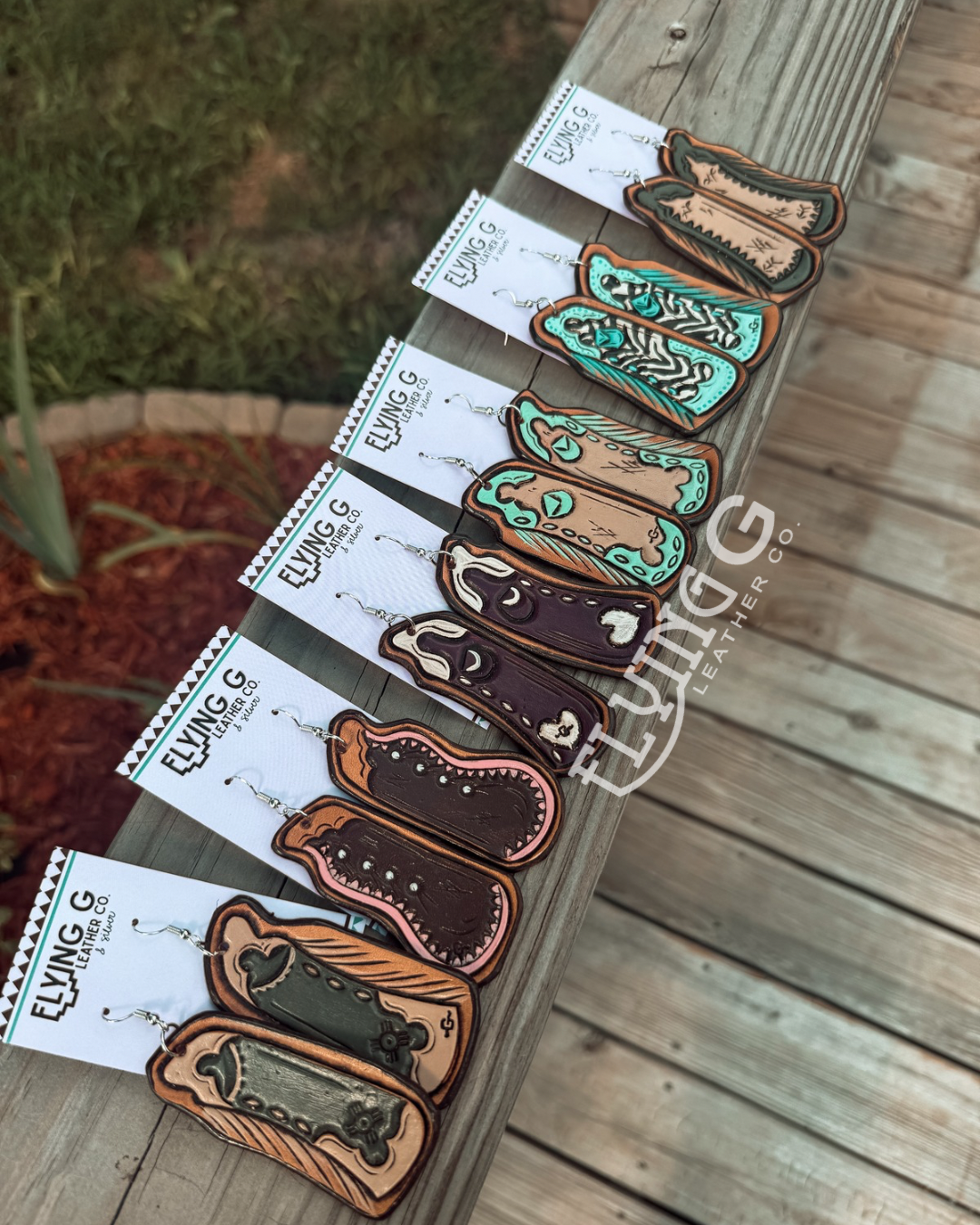 *RTS* Cowgirl Chap Earrings - NEW STYLES