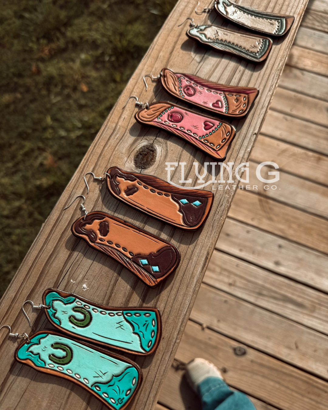 *PRE ORDER* Funky Cowgirl Earrings - Chaps