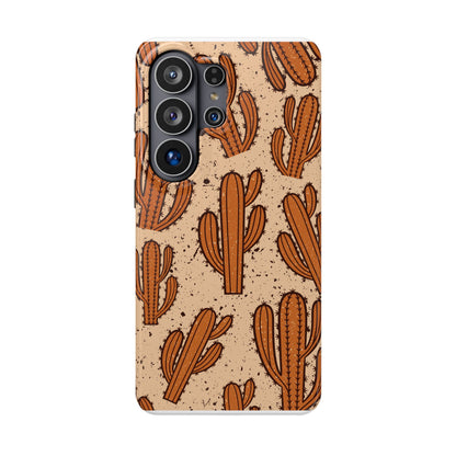 Cactus Pattern Magnetic Impact Phone Case — Shockproof Desert Design