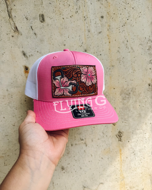 Pink Snaffle Bit Ball Cap