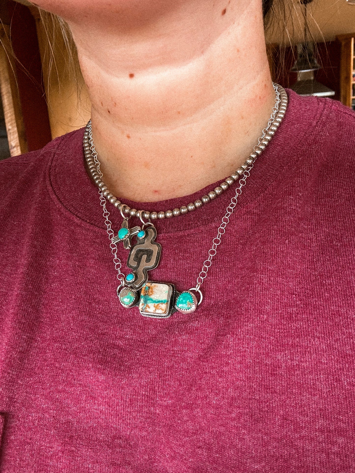 Valley View Ribbon Necklace - 16”