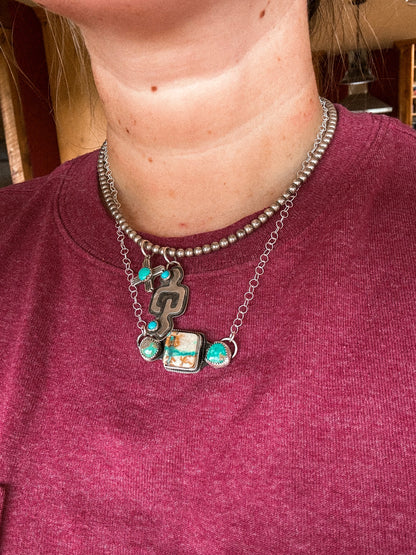 Valley View Ribbon Necklace - 16”