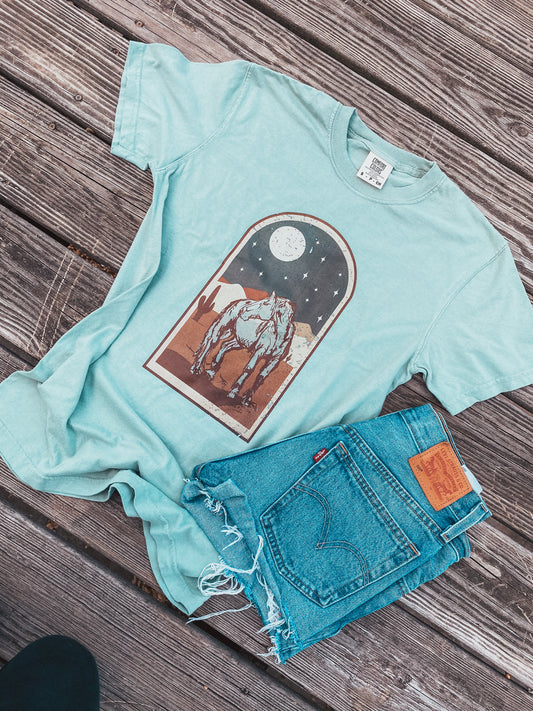 Starry Night Tee (Sage)