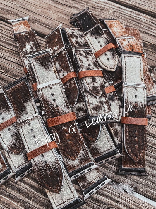 Cowhide Watchbands - Made to Order