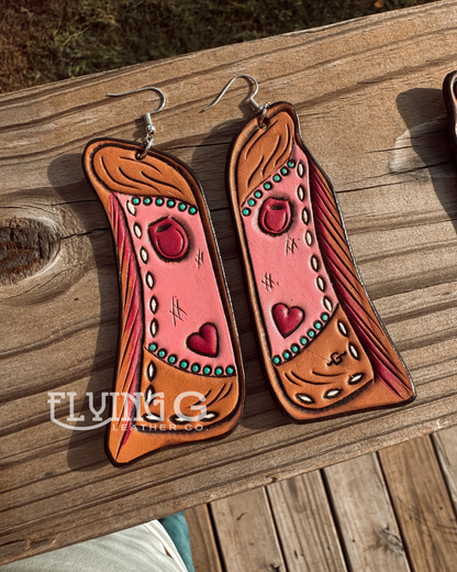 *PRE ORDER* Funky Cowgirl Earrings - Chaps