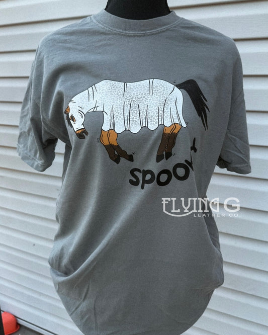 Spooky Bucker Tee (Gray)