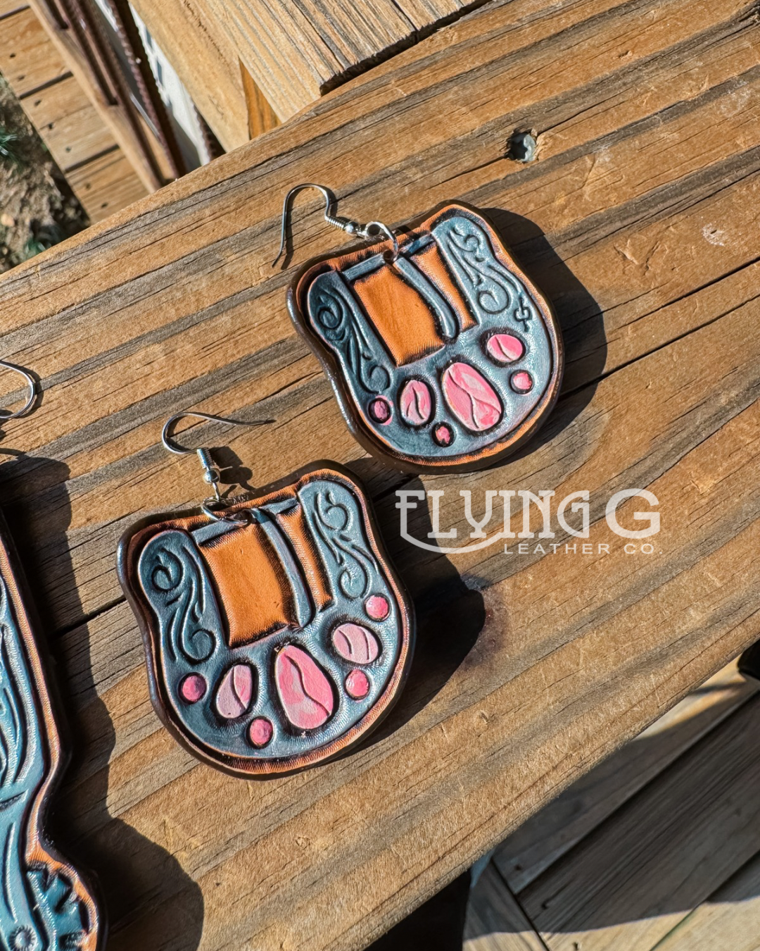 *PRE-ORDER* Funky Cowgirl Earrings - Buckle