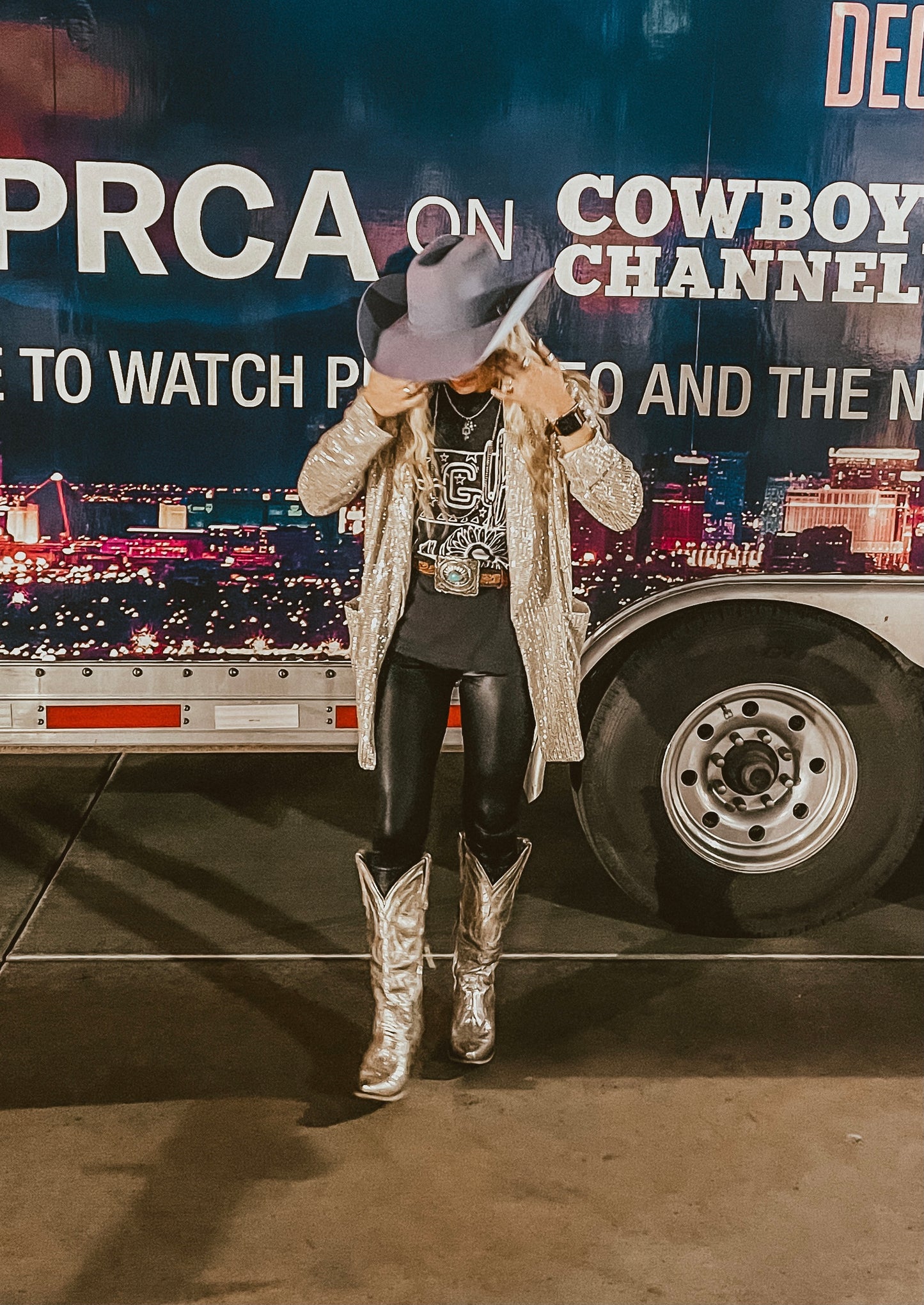 Back Number Tee (Dk. Gray)