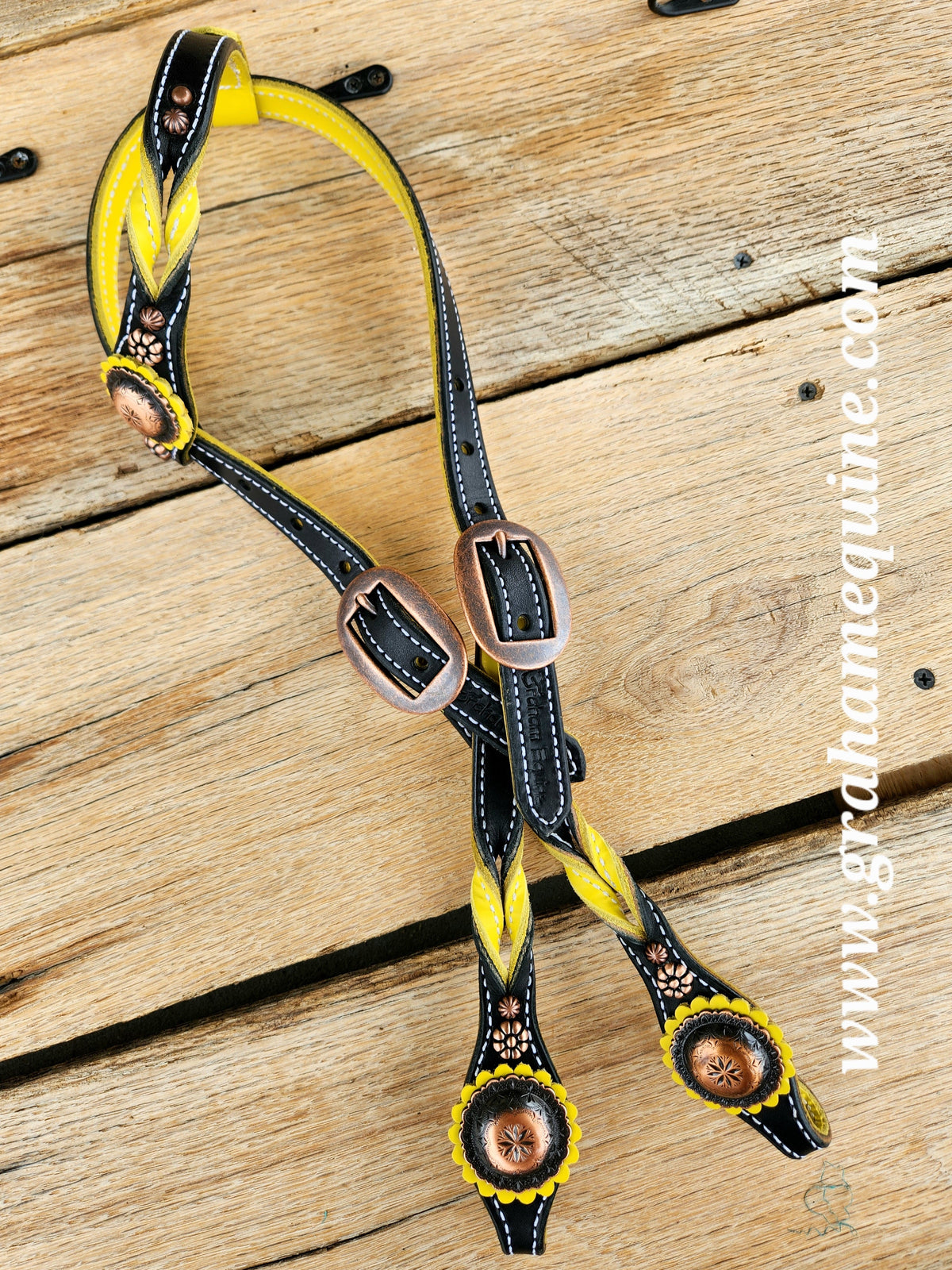 Yellow & Black One Ear