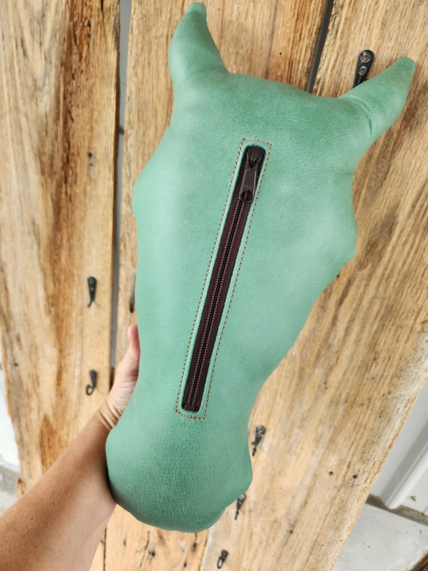 Pony Pillow Turquoise Branded