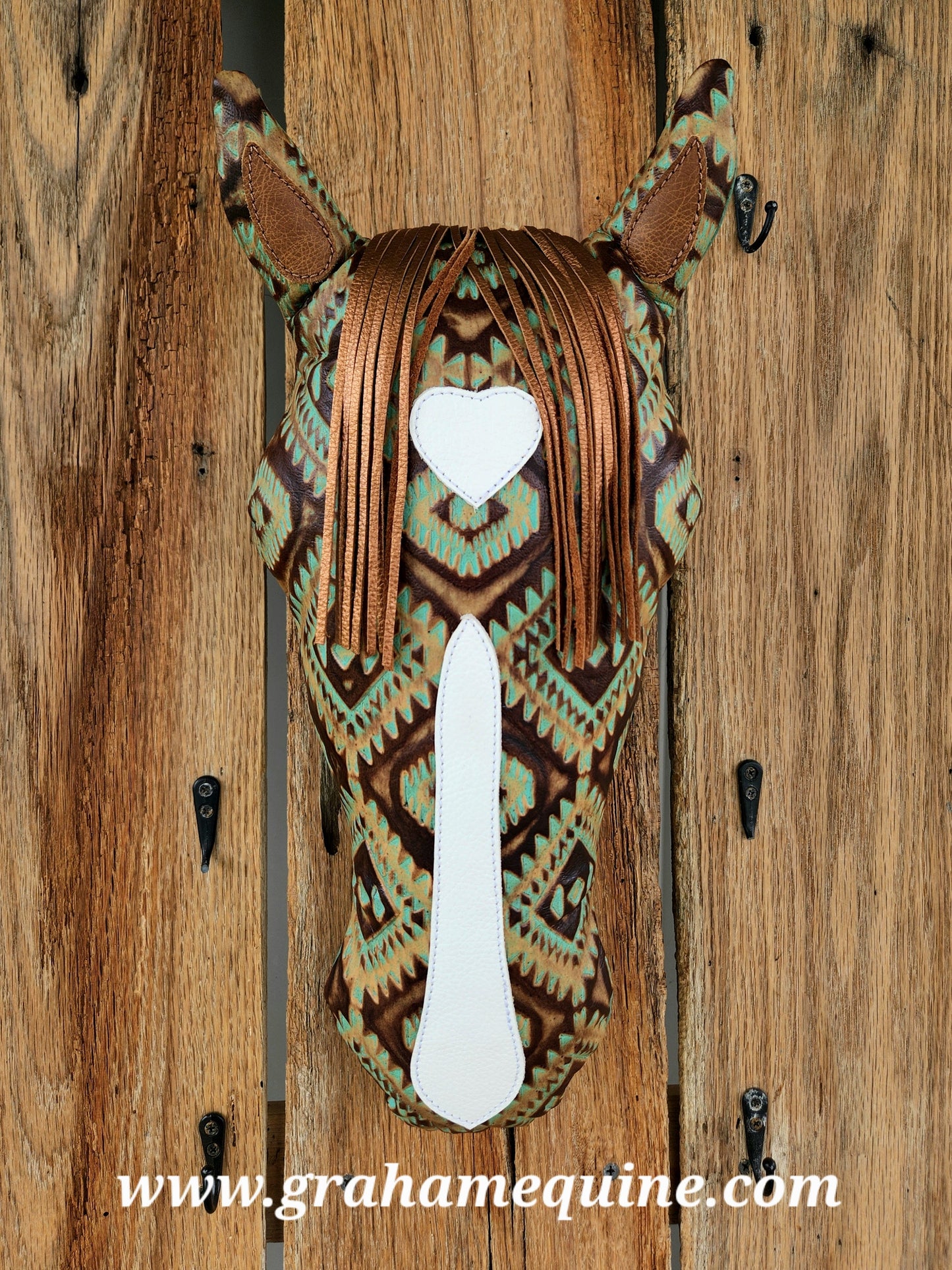 Pillow Pony Aztec Green