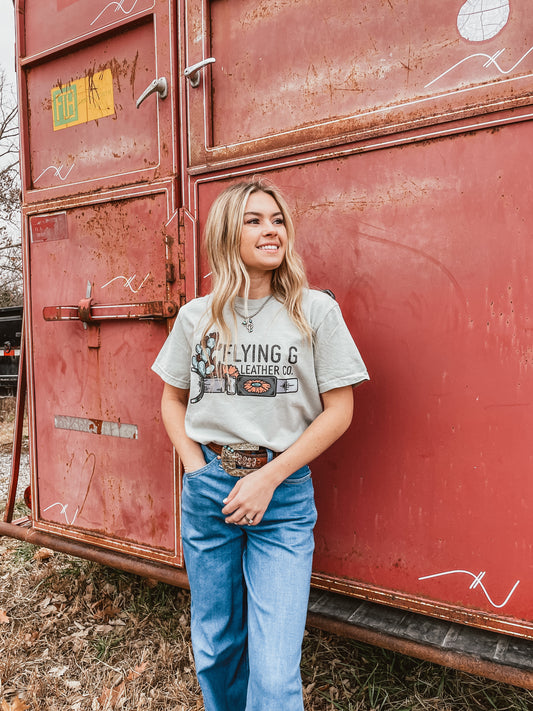 Swivel Knife Logo Tee (Sage)