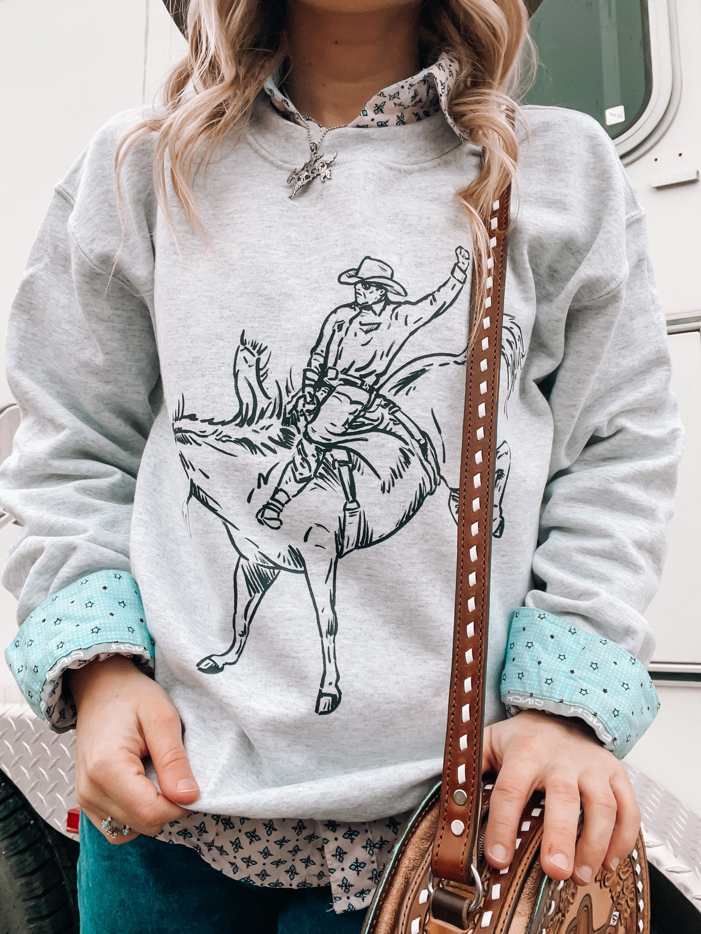 Bareback Sketch Crewneck